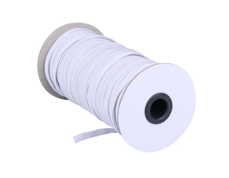 I-MART Elastic for Sewing 1/4 Inch Elastic Band 70 Yards White Elastic Cord Heavy Stretch Knit Elastic Spool Elastico para Costura Waistband Neckline Craft Supplies, White - Image 2